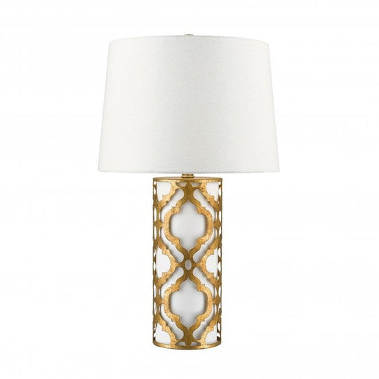 Arabella 1 Light Table Lamp - Distressed Gold
