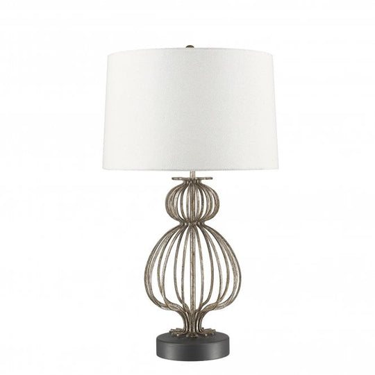 Lafitte 1 Light Table Lamp  - Distressed Silver