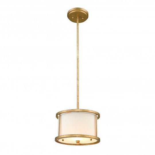 Lemuria 1 Light Duo-Mount Mini Pendant Distressed Gold