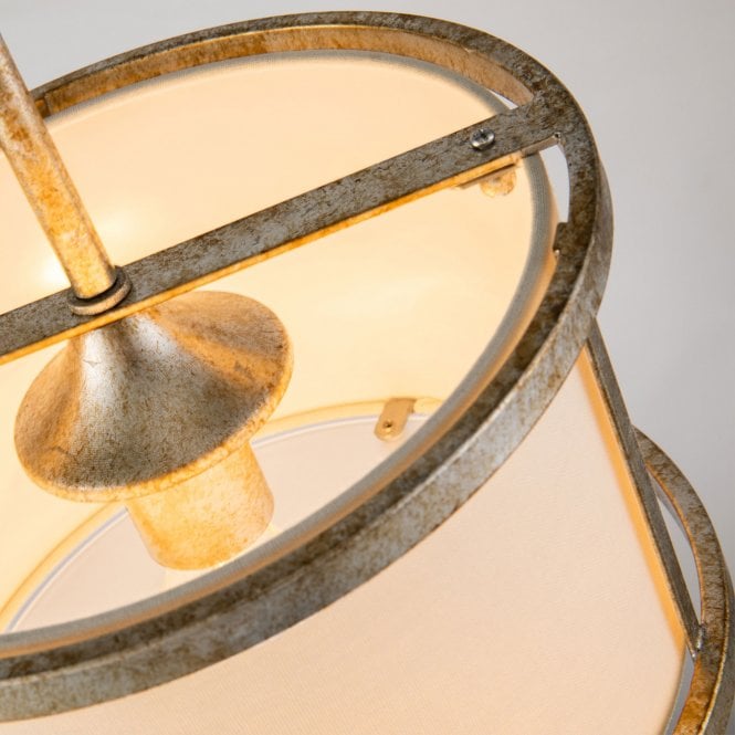 Lemuria 1 Light Duo-Mount Mini Pendant Distressed Gold