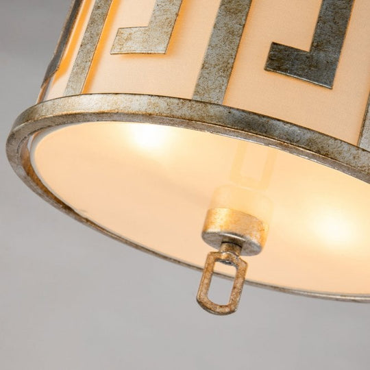Lemuria 2 Light Duo-Mount Medium Pendant Distressed Gold