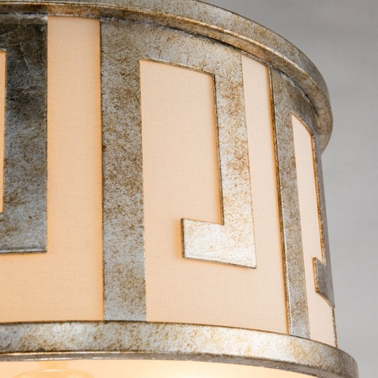 Lemuria 2 Light Duo-Mount Medium Pendant Distressed Gold