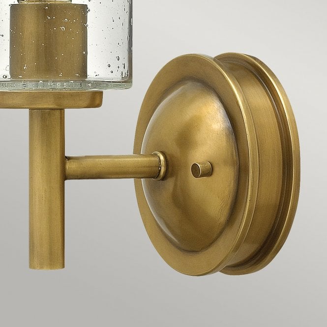 Collier 1 Light Wall Light Heritage Brass