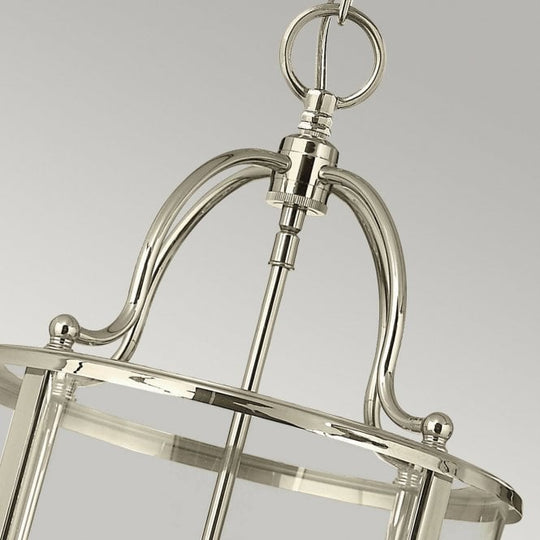 Gentry 4 Light Medium Pendant - Polished Nickel