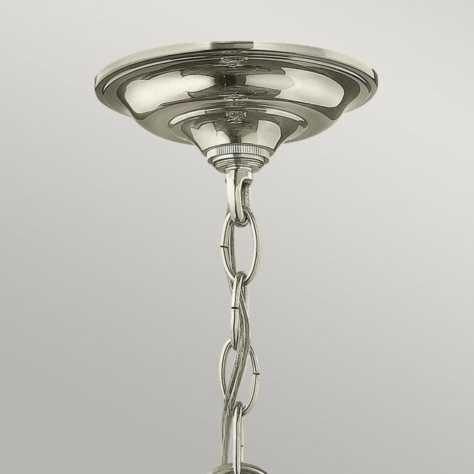 Gentry 3 Light Small Pendant - Polished Nickel