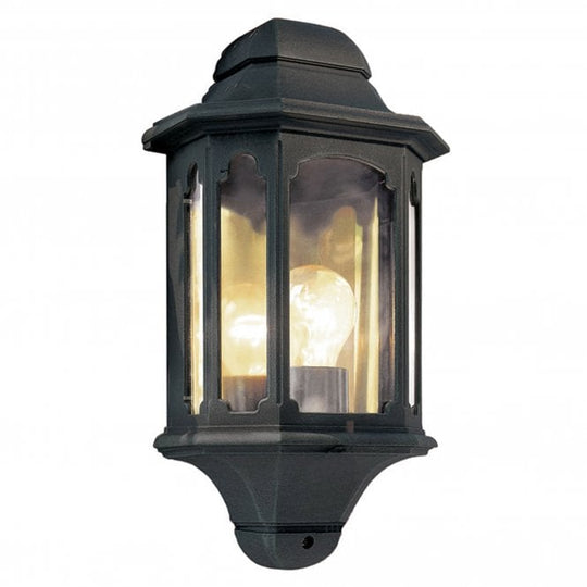 Chapel Half Lantern with a Black finish