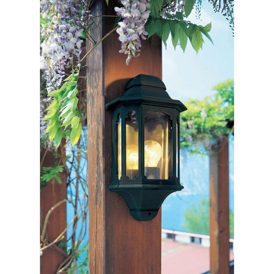 Chapel Half Lantern with a Black finish