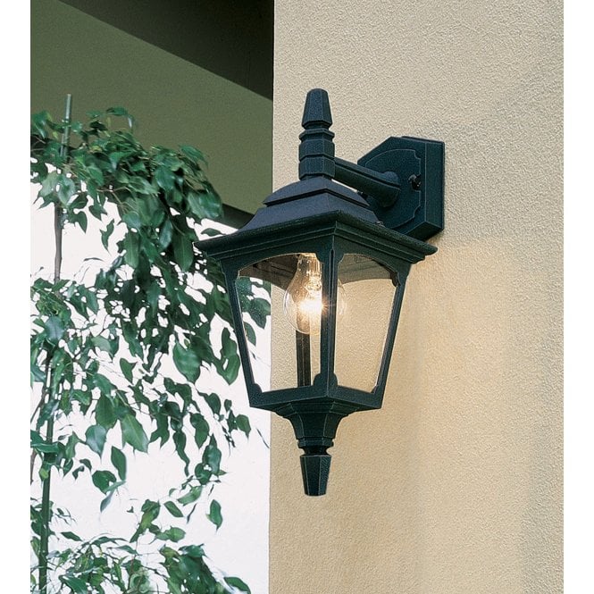 Chapel Mini Down Wall Lantern with a Black finish