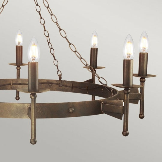 Cromwell 8 Light Chandelier in a Old Bronze finish