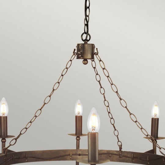 Cromwell 8 Light Chandelier in a Old Bronze finish