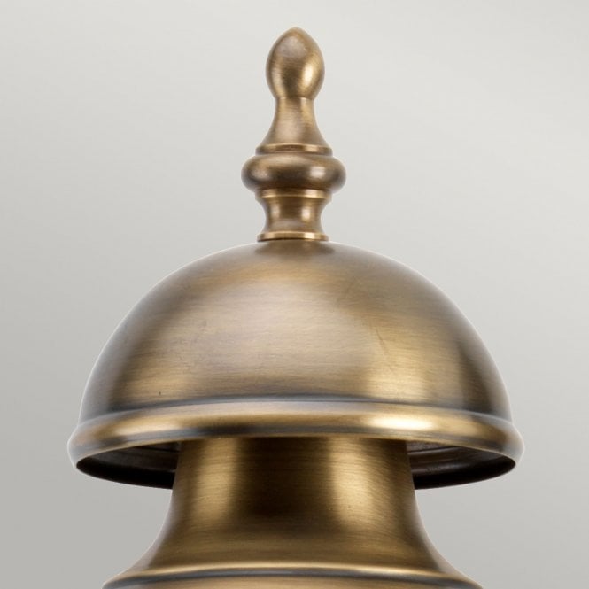 Downing Street Wall Lantern in a Brass finish