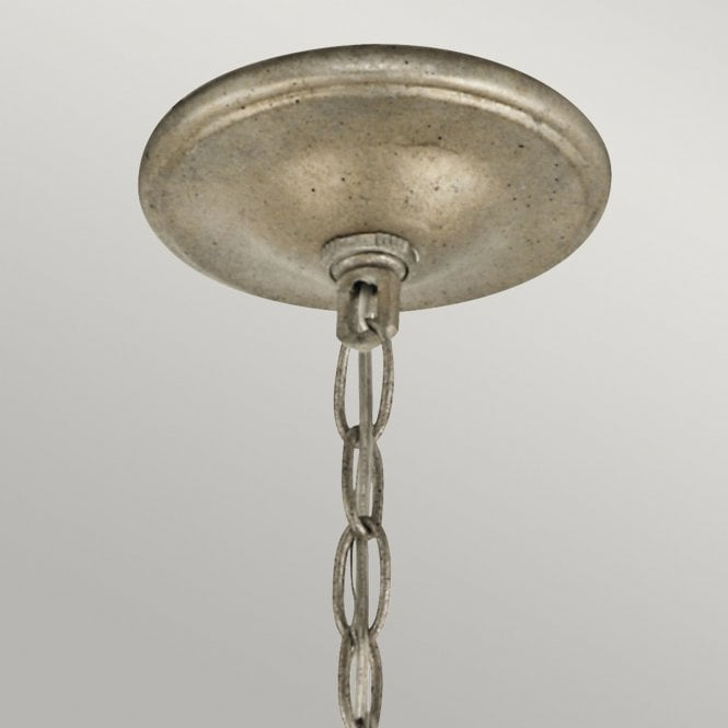 Rosalie 5 Light Mini Chandelier Sterling Gold