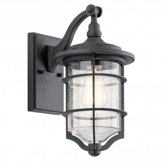 Royal Marine 1 Light Small Wall Lantern Distressed Black