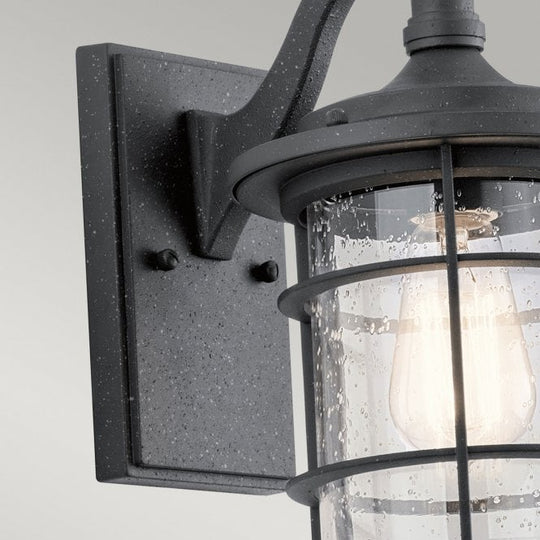 Royal Marine 1 Light Small Wall Lantern Distressed Black