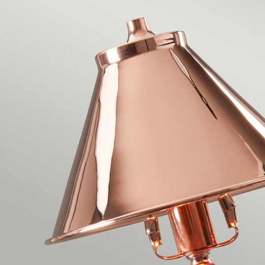 Provence 1 Light Stick Lamp - Polished Copper