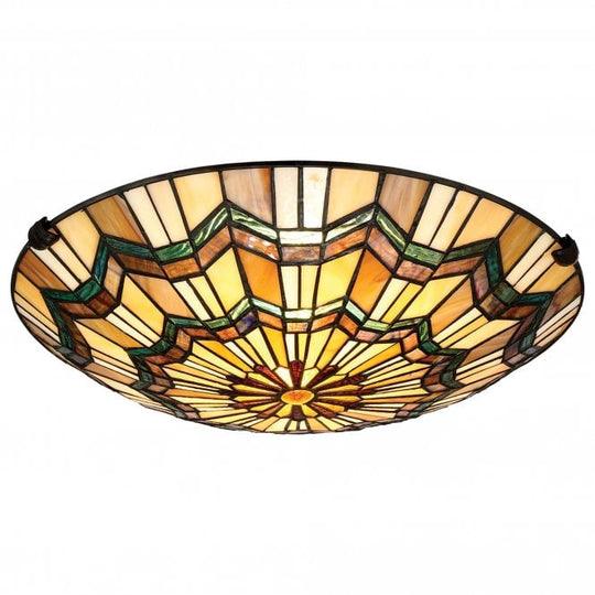 Alcott 2 Light Flush Mount Valiant Bronze