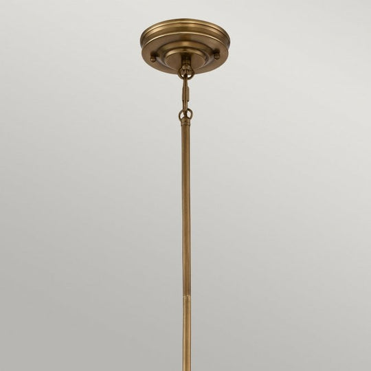 Emery 1 Light Mini Pendant - Weathered Brass