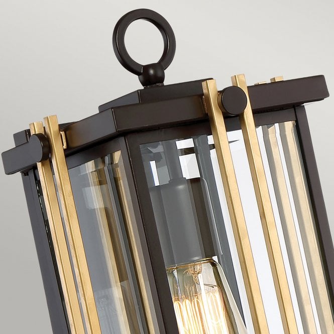 Goldenrod 1 Light Medium Wall Lantern Western Bronze