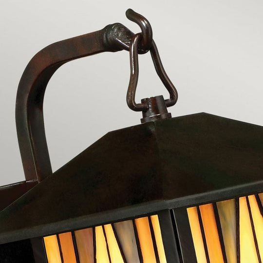 Inglenook 1 Light Outdoor Small Wall Lantern Valiant Bronze