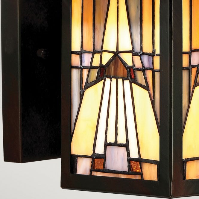 Inglenook 1 Light Outdoor Small Wall Lantern Valiant Bronze