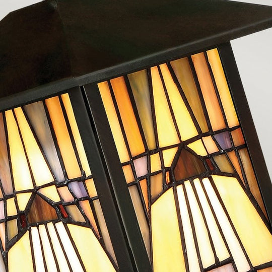 Inglenook 1 Light Outdoor Small Wall Lantern Valiant Bronze