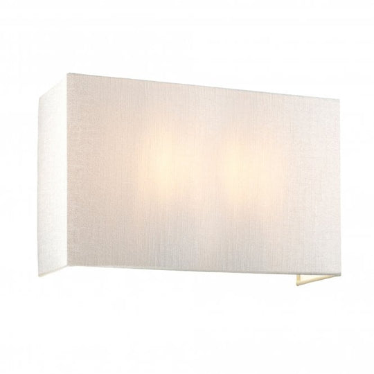 Riley Large Square Wall Light with Polished Chrome Back Plate