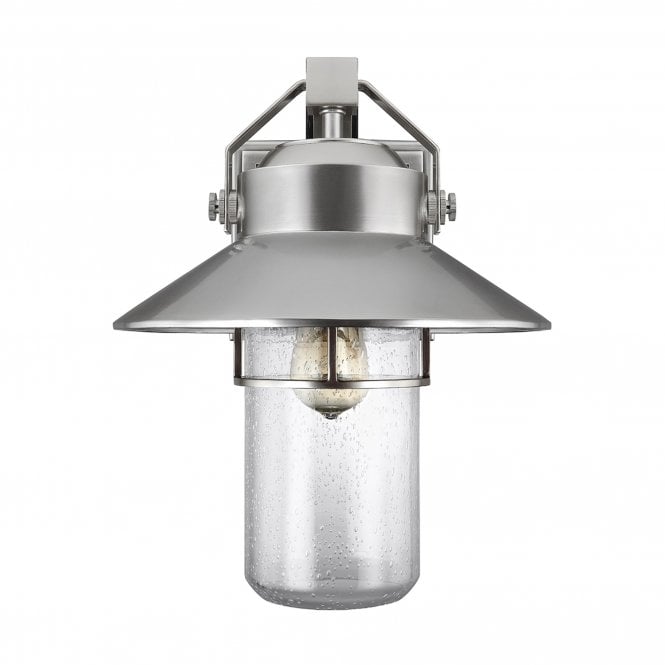 Boynton Large Wall Lantern Painted Brushed Steel