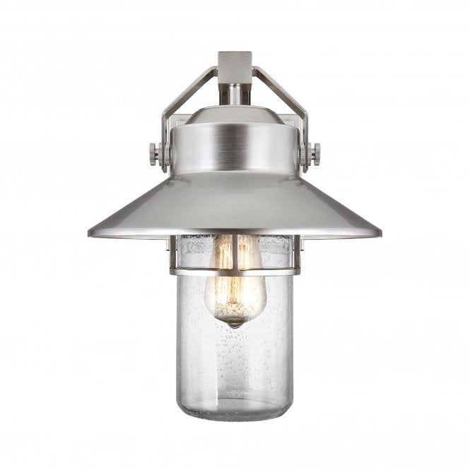 Boynton Medium Wall Lantern Painted Brushed Steel