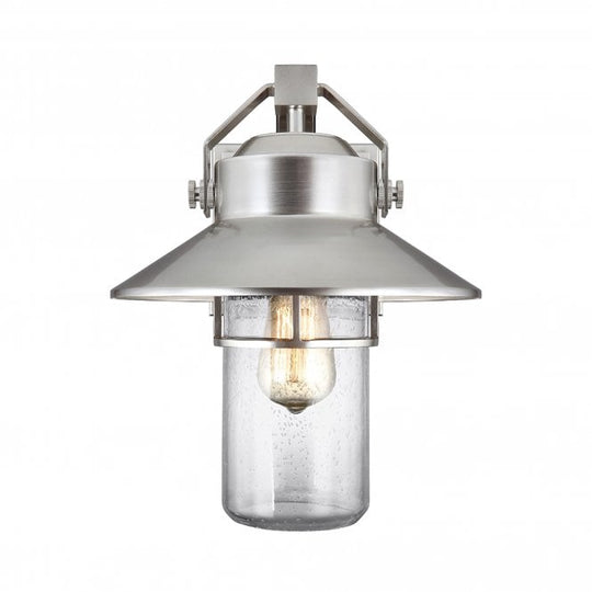 Boynton Medium Wall Lantern Painted Brushed Steel
