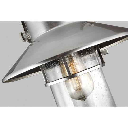 Boynton Medium Wall Lantern Painted Brushed Steel