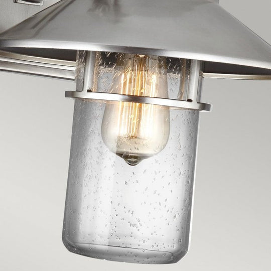 Boynton Medium Wall Lantern Painted Brushed Steel