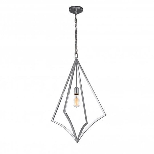 Nico 1 Light Large Pendant Polished Chrome