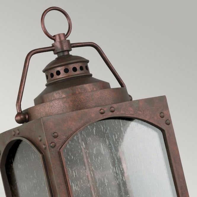 Randhurst 3 Light Large Wall Lantern Copper Oxide