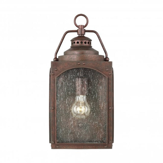 Randhurst 1 Light Medium Wall Lantern Copper Oxide