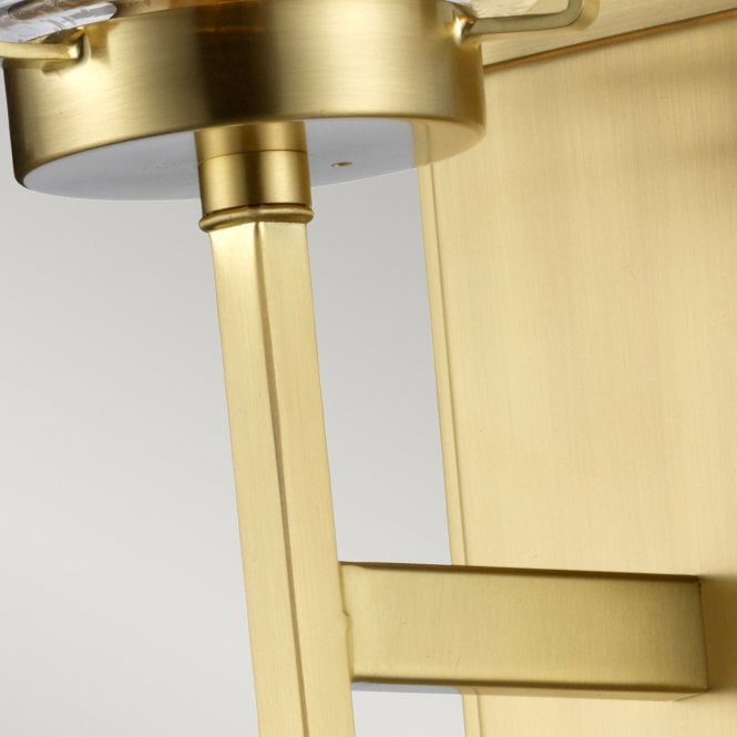 Alton 1 Light Wall Light Brushed Brass