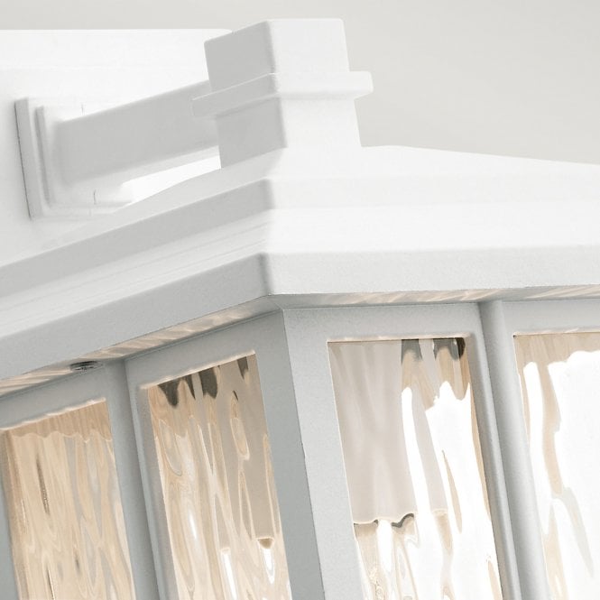 Beacon Square 1 Light Wall Lantern White