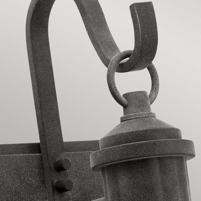 Riverwood Medium Wall Lantern Weathered Zinc