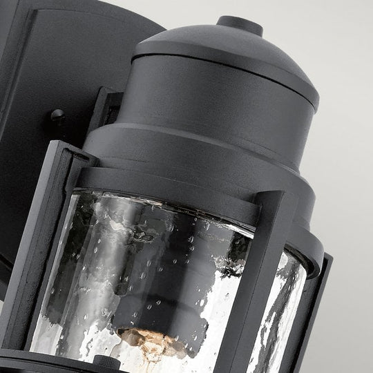 Suri 1 Light Wall Lantern Textured Black