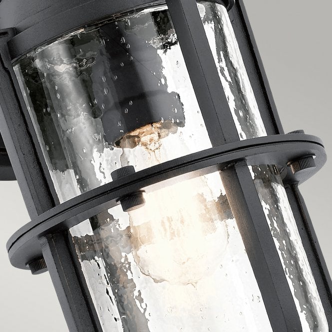 Suri 1 Light Wall Lantern Textured Black