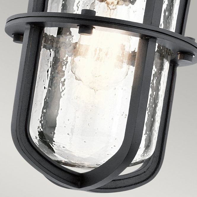 Suri 1 Light Wall Lantern Textured Black