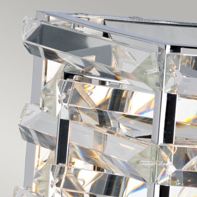 Shoal 2 Light Wall Light Polished Chrome / Nickel