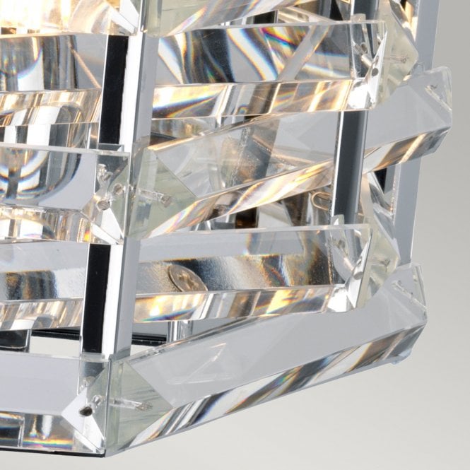 Shoal 2 Light Wall Light Polished Chrome / Nickel