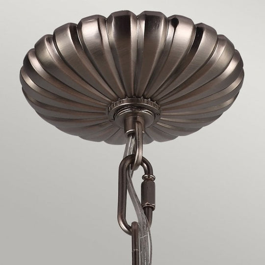 Adams 3 Light Pendant Chandelier in an antique nickel finish