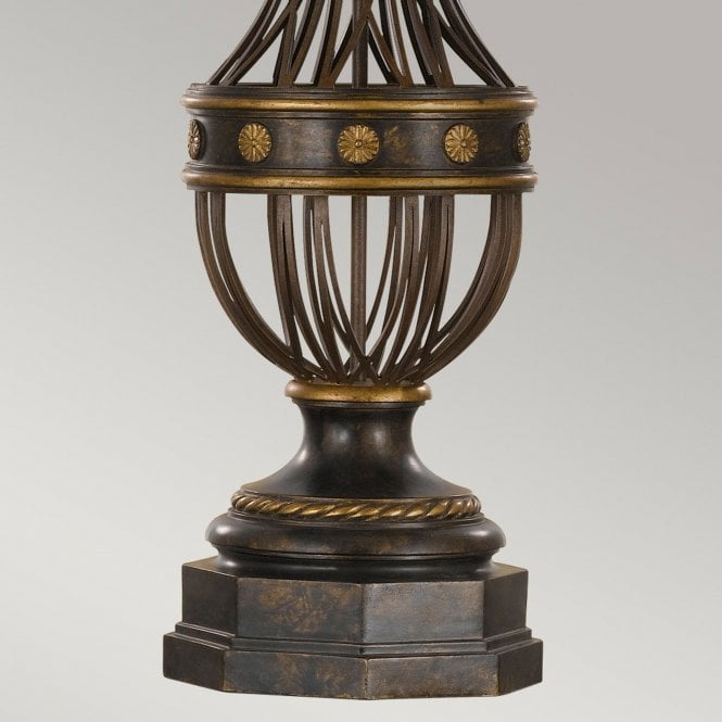 Augustine Table Lamp in a antique brown finish