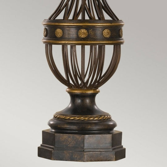 Augustine Table Lamp in a antique brown finish