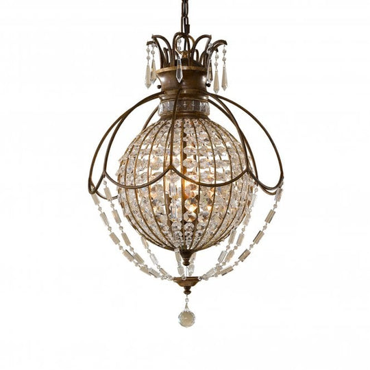 Bellini 3 Light Chandelier with Oxidized Bronze and British Bronze