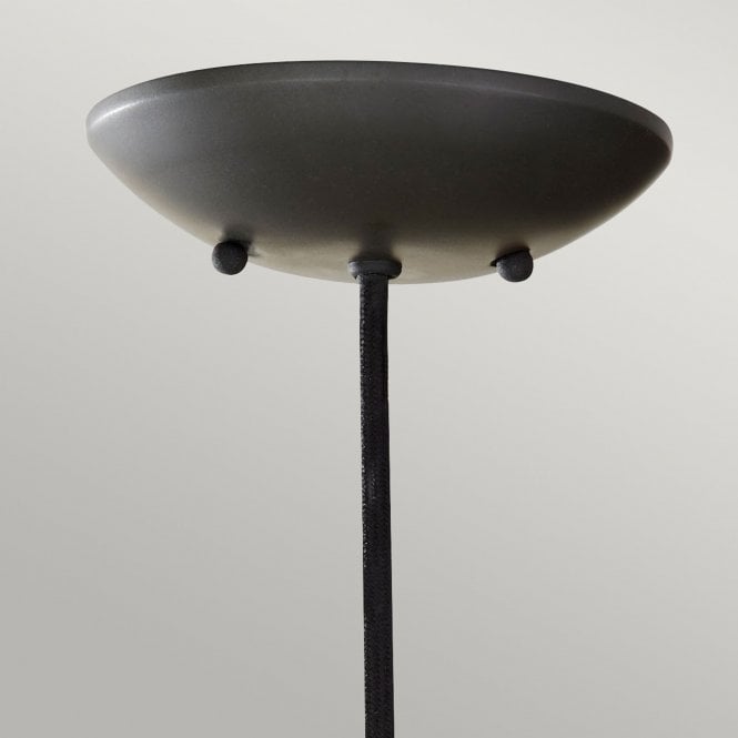 Beso 1 Light Mini Pendant with a dark bronze finish