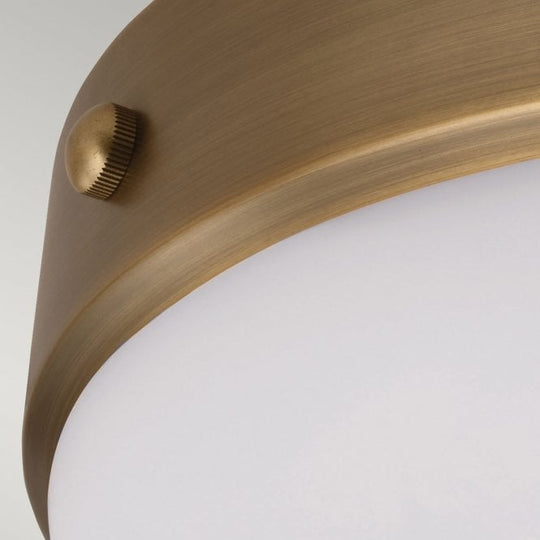 Cadence Flush Mount light with Dark Antique Brass finish