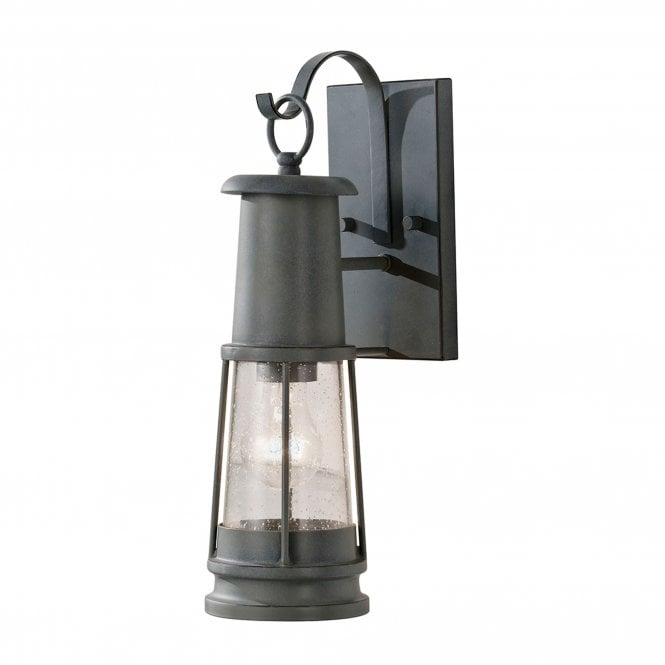 Chelseahbr outdoor Wall Lantern Clear Seeded Glass