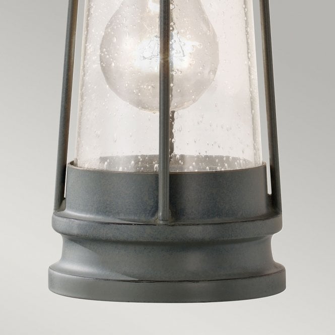 Chelseahbr outdoor Wall Lantern Clear Seeded Glass